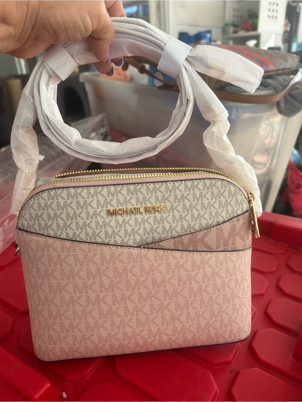 Michael Kors Powder blush crossbody